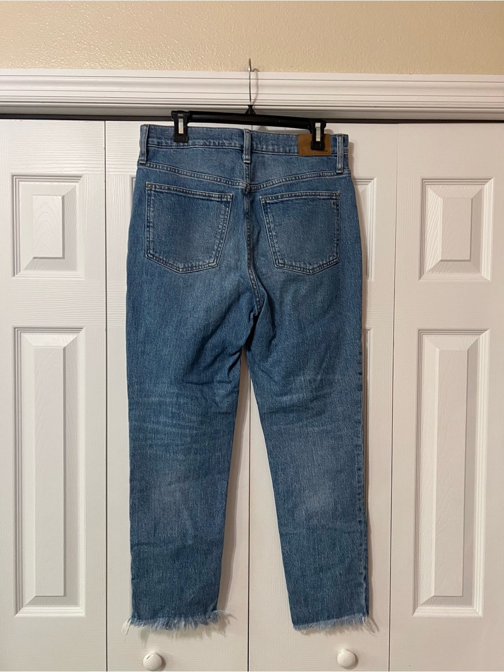 Madewell The Perfect Vintage Jean Raw Hem Medium Wash Size 29 - Picture 5 of 13